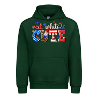 Forest Green red white and cute billie wilder Urban Hoodie - texasbilliewilder