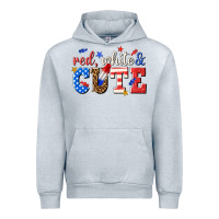 Heather Grey red white and cute billie wilder Urban Hoodie - texasbilliewilder