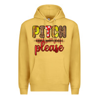 Antique Gold pitch please Premium Hoodie - Zillion Design Studio