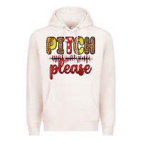 Pale Pink pitch please Premium Hoodie - Zillion Design Studio