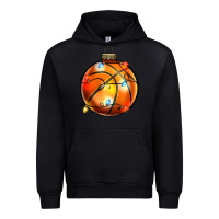 Black christmas baskeball Urban Hoodie - Zillion Design Studio