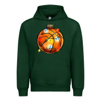 Forest Green christmas baskeball Urban Hoodie - Zillion Design Studio