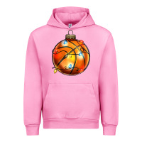 Fuchsia Pink christmas baskeball Urban Hoodie - Zillion Design Studio