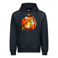 Navy christmas baskeball Urban Hoodie - Zillion Design Studio