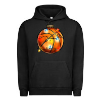 Pigment Black christmas baskeball Urban Hoodie - Zillion Design Studio