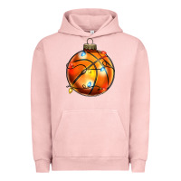 Pigment Salmon christmas baskeball Urban Hoodie - Zillion Design Studio