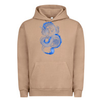 Pigment Burro blue dragon Urban Hoodie - RanaPortraitStore