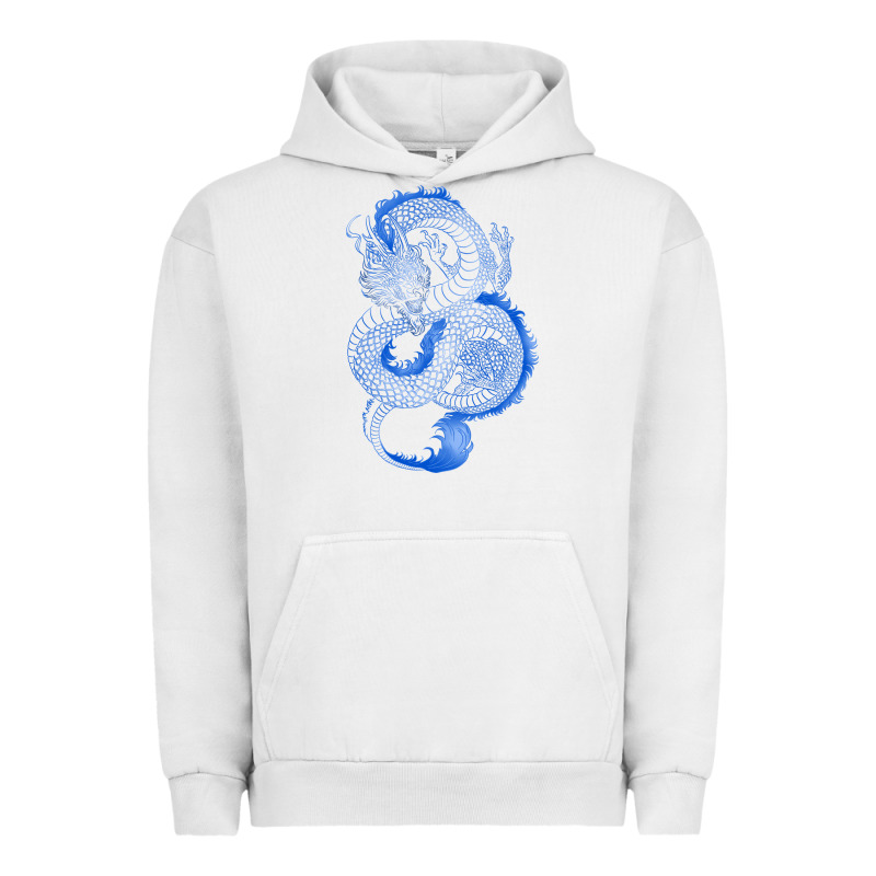 Blue Dragon Urban Hoodie by RanaPortraitStore | Teevron