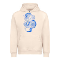 Sandshell blue dragon Urban Hoodie - RanaPortraitStore