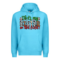 Ocean Blue that s my sister on that field Premium Hoodie - Zillion Design Studio