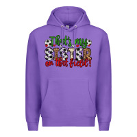 Purple that s my sister on that field Premium Hoodie - Zillion Design Studio