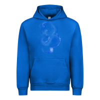 Cobalt blue dragon Urban Hoodie - RanaPortraitStore