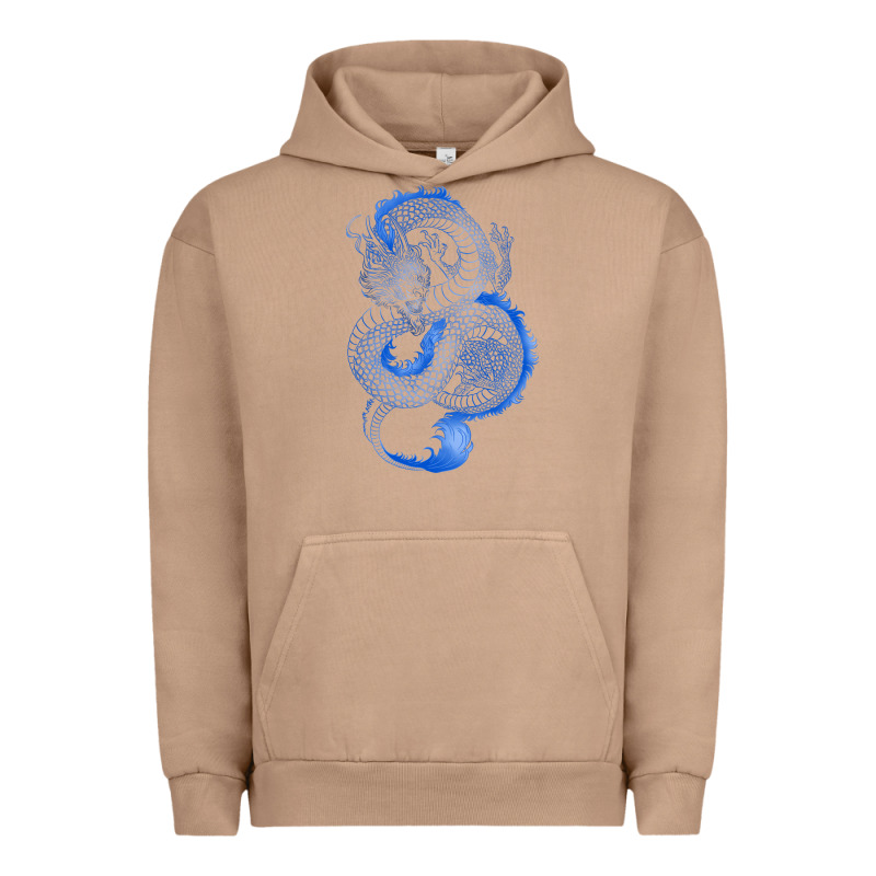 Blue Dragon Urban Hoodie by RanaPortraitStore | Teevron