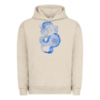 Pigment French Oak blue dragon Urban Hoodie - RanaPortraitStore