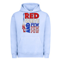 Pigment Grape Ice red white and pew pew pew Urban Hoodie - texasbilliewilder