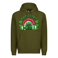 Army Green st patrick's day one lucky mini Premium Hoodie - RanaPortraitStore