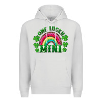 Dove Grey st patrick's day one lucky mini Premium Hoodie - RanaPortraitStore