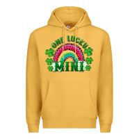 Mustard st patrick's day one lucky mini Premium Hoodie - RanaPortraitStore