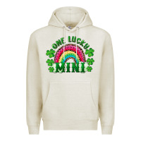 Oatmeal Heather st patrick's day one lucky mini Premium Hoodie - RanaPortraitStore