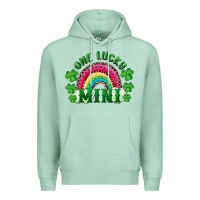 Seafoam st patrick's day one lucky mini Premium Hoodie - RanaPortraitStore