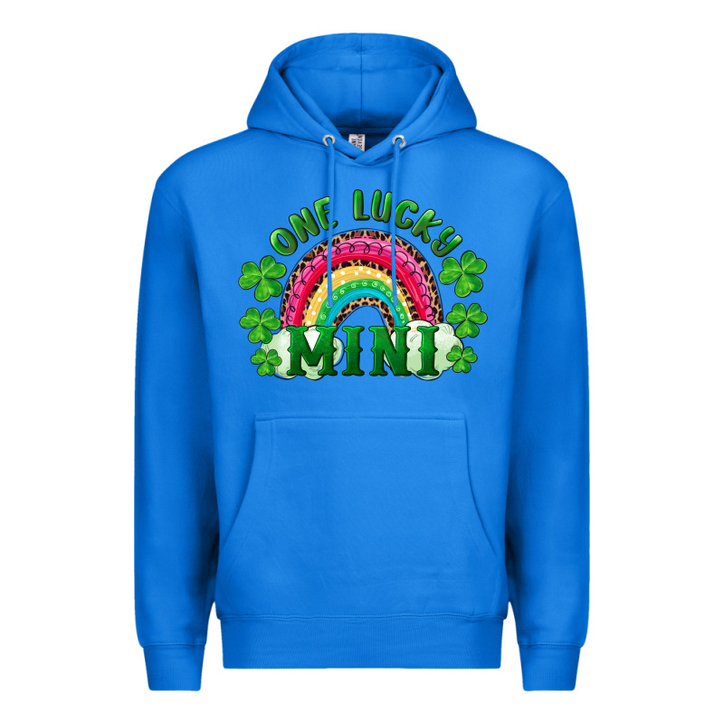 St Patrick's Day One Lucky Mini Premium Hoodie by RanaPortraitStore | Teevron