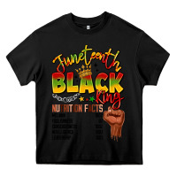 Black juneteenth black king Heavy Core Tee - LillyAllenDesigns