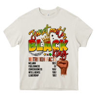 Cream juneteenth black king Heavy Core Tee - LillyAllenDesigns
