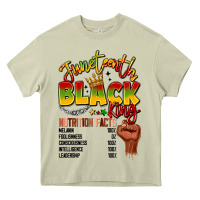 Mossy juneteenth black king Heavy Core Tee - LillyAllenDesigns