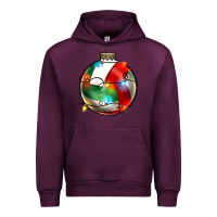 Mauve Wine christmas  volleyball Urban Hoodie - Zillion Design Studio