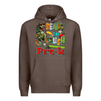 Coffee ready to crush pre k Premium Hoodie - texasbilliewilder