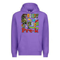 Purple ready to crush pre k Premium Hoodie - texasbilliewilder
