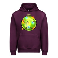 Mauve Wine christmas  tennis Urban Hoodie - Zillion Design Studio