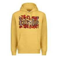 Antique Gold that s my sister on that field Premium Hoodie - Zillion Design Studio