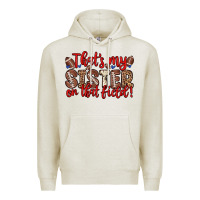 Oatmeal Heather that s my sister on that field Premium Hoodie - Zillion Design Studio