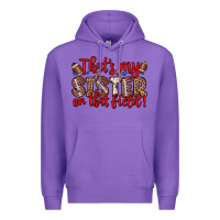 Purple that s my sister on that field Premium Hoodie - Zillion Design Studio