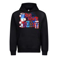 Black red white boozy billie wilder Urban Hoodie - texasbilliewilder