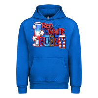 Cobalt red white boozy billie wilder Urban Hoodie - texasbilliewilder