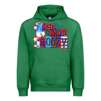 Emerald red white boozy billie wilder Urban Hoodie - texasbilliewilder
