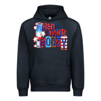 Navy red white boozy billie wilder Urban Hoodie - texasbilliewilder