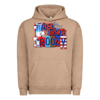 Pigment Burro red white boozy billie wilder Urban Hoodie - texasbilliewilder