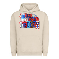 Pigment French Oak red white boozy billie wilder Urban Hoodie - texasbilliewilder