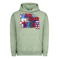 Pigment Oil Green red white boozy billie wilder Urban Hoodie - texasbilliewilder