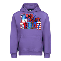 Tulip red white boozy billie wilder Urban Hoodie - texasbilliewilder