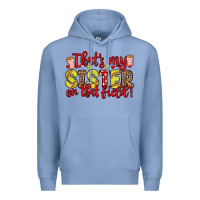 Colony Blue that s my sister on that field Premium Hoodie - Zillion Design Studio