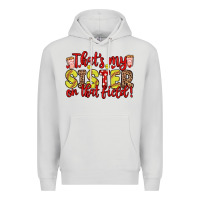 Dove Grey that s my sister on that field Premium Hoodie - Zillion Design Studio