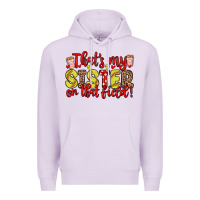 Lilac that s my sister on that field Premium Hoodie - Zillion Design Studio