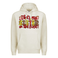 Oatmeal Heather that s my sister on that field Premium Hoodie - Zillion Design Studio