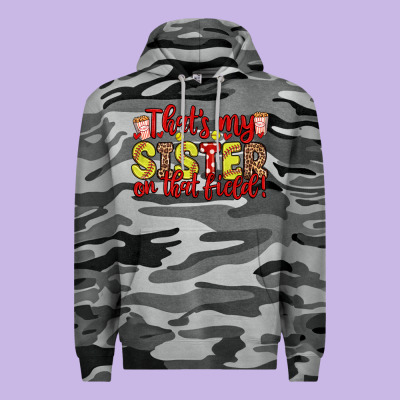 That S My Sister On That Field Premium Hoodie Designed By Zillion Design Studio