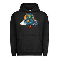 Pigment Black blue dragon ocean waves and sun Urban Hoodie - RanaPortraitStore