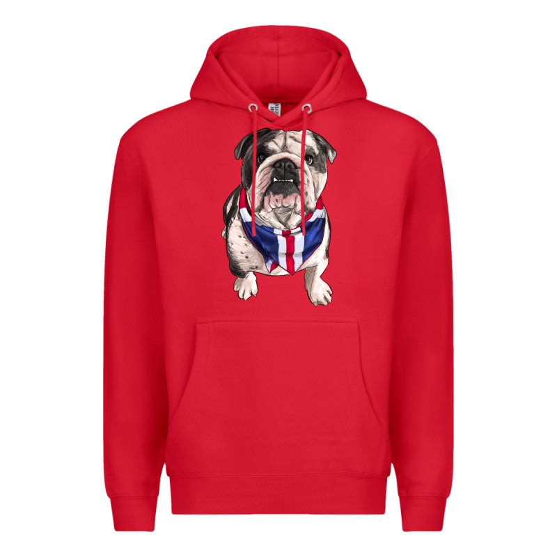 English Bulldog Premium Hoodie by RanaPortraitStore | Teevron